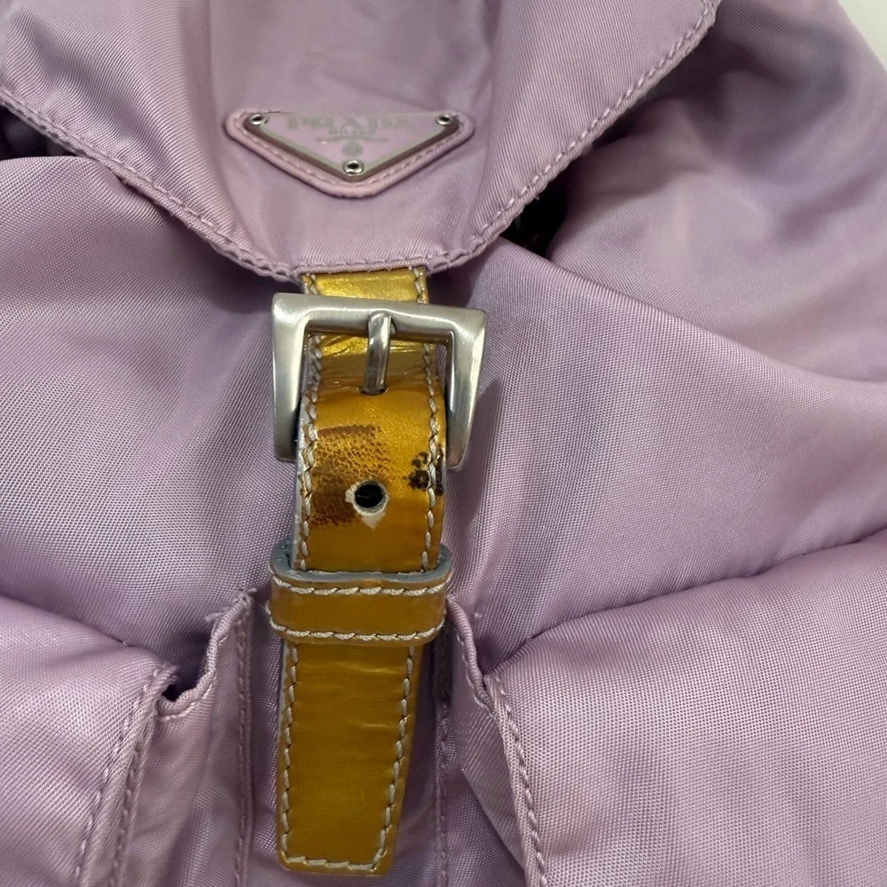 Prada Vintage Lavender Back Pack. Excellent Condition. 100% Authentic.